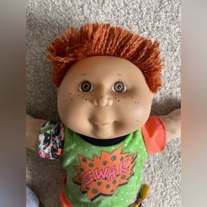 Xavier Roberts vintage signed cabbage patch: Red hair boy